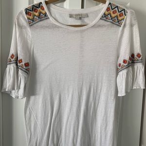 White Sheer Loft Tee